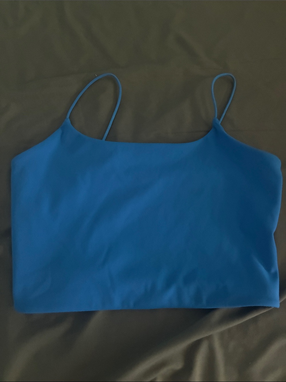 Garage Blue Slim-Strap Cami Top